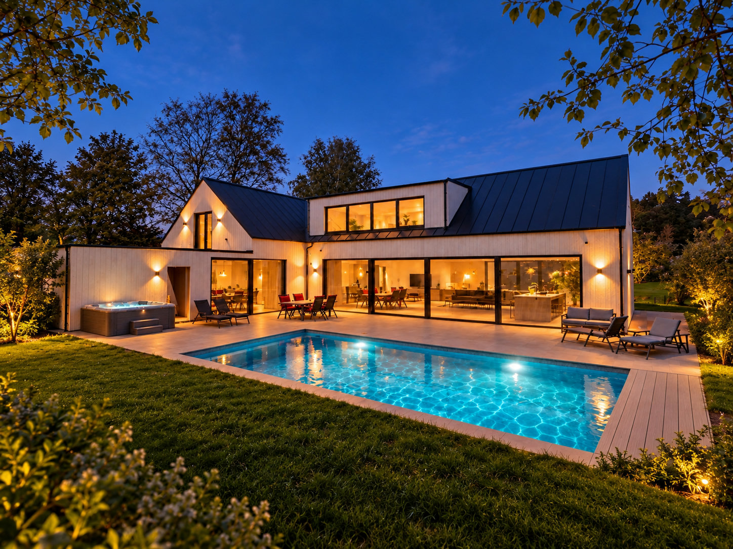 Lyxig Villa Pool Jacuzzi Bastu Gym Bio Centralt – Göteborg